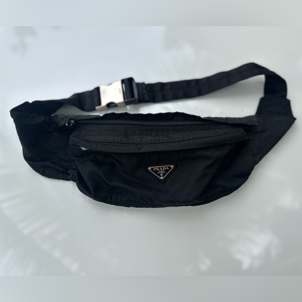 Prada Nylon Belt Bag – Black